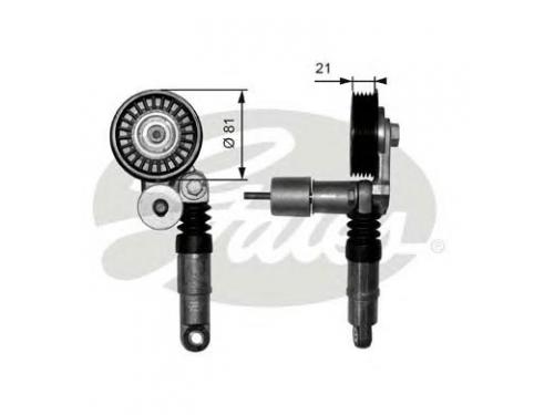 Tensioner Pulley, v-ribbed belt