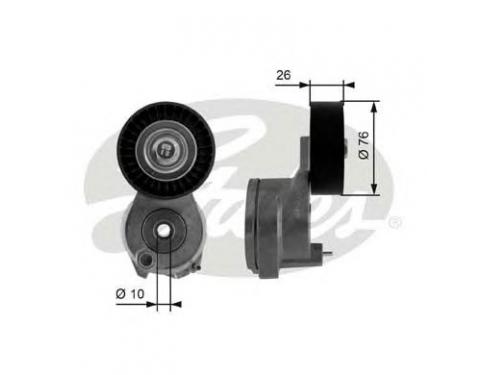 Tensioner Pulley, v-ribbed belt