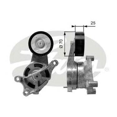 Tensioner Pulley, v-ribbed belt