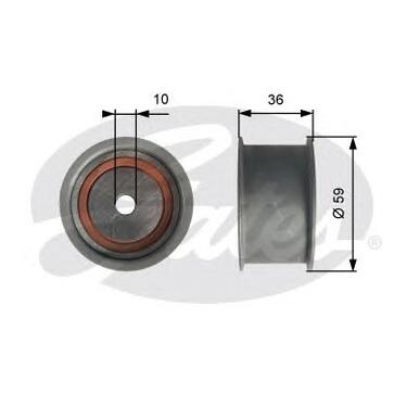 Deflection/Guide Pulley, timing belt
