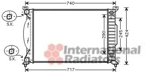 radiator with oilcooler