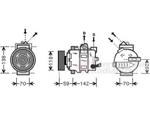 Compressor, air conditioning