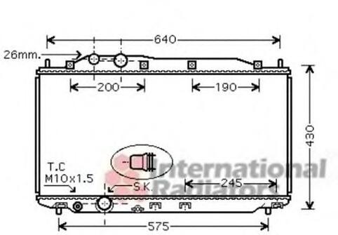 Radiator, engine cooling