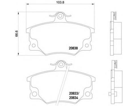 Front Brake Pad Set