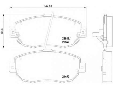 Brake Pad Set, disc brake