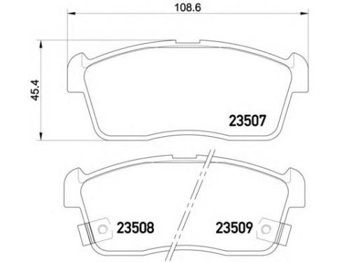 Front Brake Pad Set