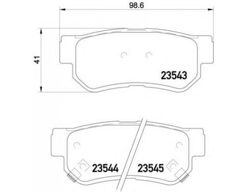 PAD KIT - REAR DISC BRAKE