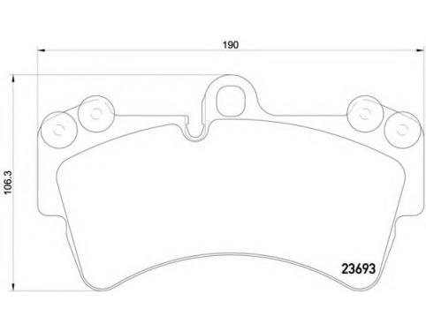 Front Brake Pad Set