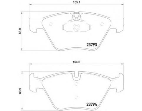 Front Brake Pad Set