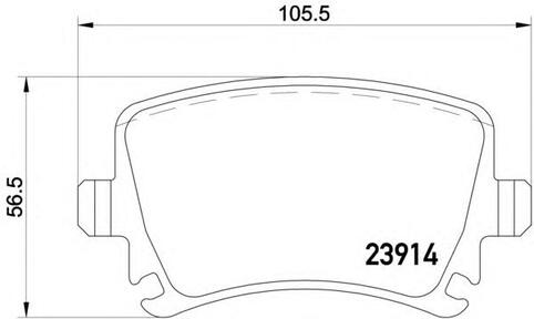 Rear Brake Pad Set