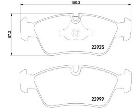 REPAIR KIT, BRAKE PADS ASBESTOS-FREE