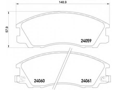 PAD KIT-FRONT DISC BRAKE