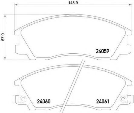 PAD KIT-FRONT DISC BRAKE