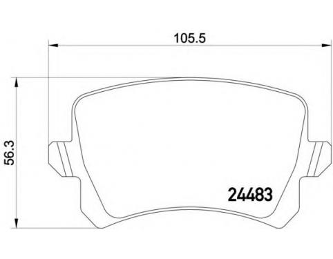 Rear Brake Pad Set