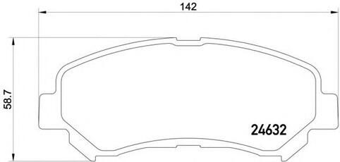 PAD KIT-DISC BRAKE, FRONT