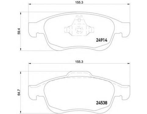 Front Brake Pad Set