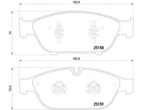 Front Brake Pad Set