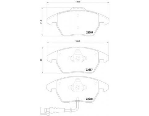 Front Brake Pad Set