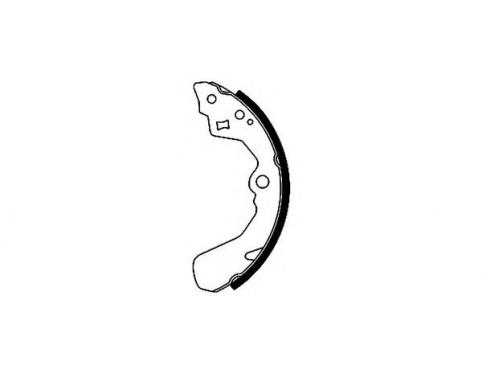 Rear Brake Shoe Set