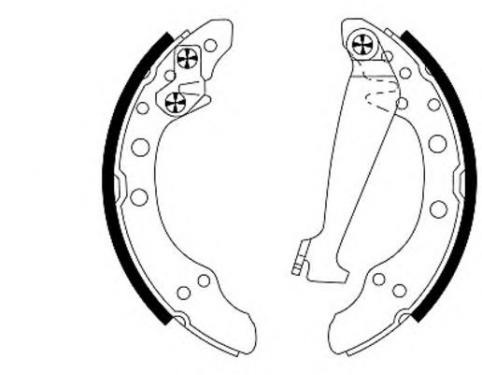 Rear Brake Shoe Set