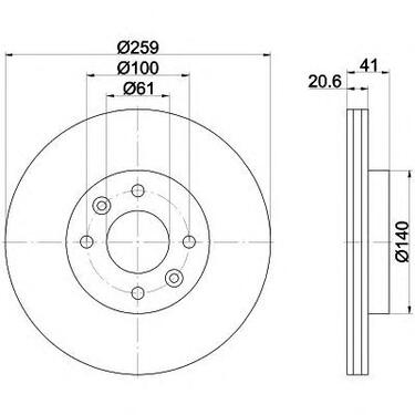 Brake Set, disc brakes