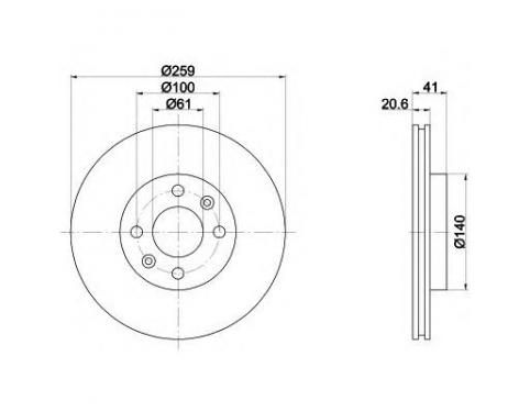 Brake Set, disc brakes