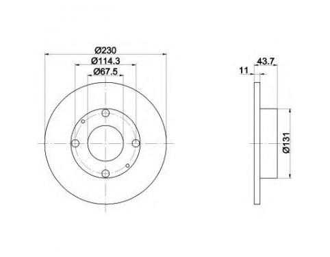 Front Brake Disc