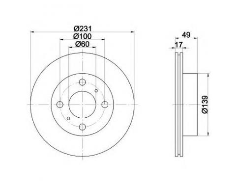 Front Brake Disc