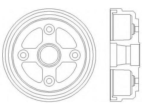 DRUM REAR BRAKE