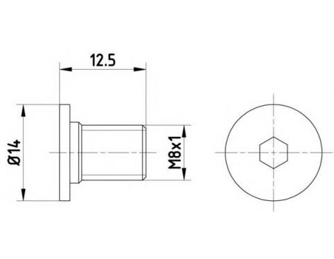 Bolt, brake disc