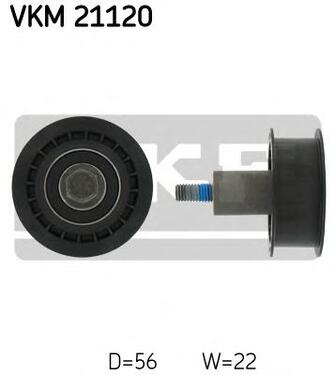 Deflection/Guide Pulley, timing belt
