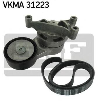 Tensioner Pulley, v-ribbed belt