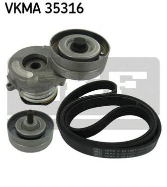 Deflection/Guide Pulley, v-ribbed belt