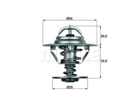 Thermostat, coolant