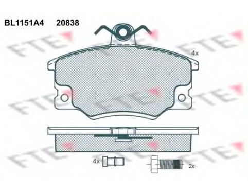 Front Brake Pad Set