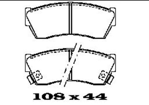 Front Brake Pad Set