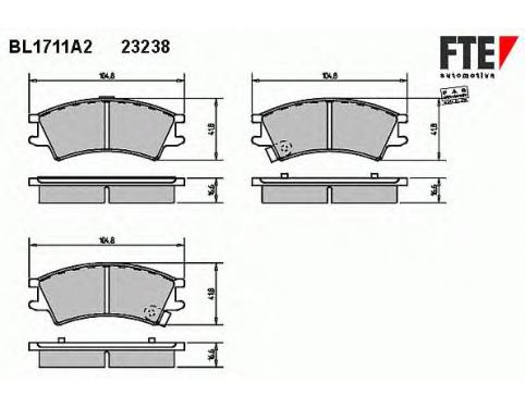 PAD KIT - FRONT DISC BRAKE