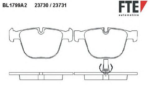 Rear Brake Pad Set