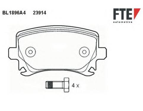 Rear Brake Pad Set