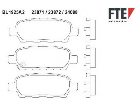 PAD KIT-DISC BRAKE, REAR