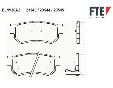 PAD KIT - REAR DISC BRAKE