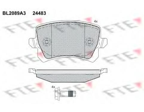 Rear Brake Pad Set
