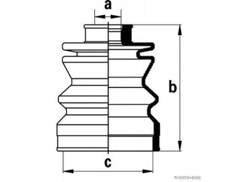 BOOTS ASSY, WHEEL SIDE