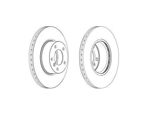 BRAKE DISC, VENTILATED