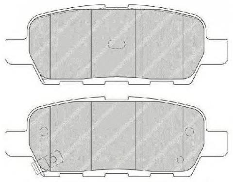 Rear Brake Pad Set