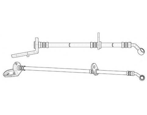 HOSE SET, L. RR. BRAKE(DISK)