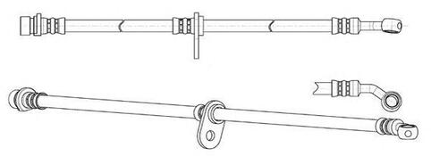 HOSE SET, R. FR. BRAKE