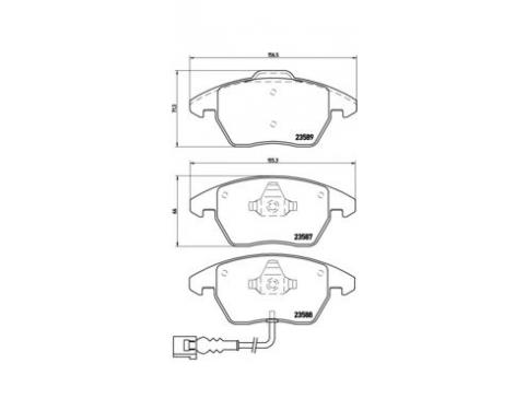 Front Brake Pad Set