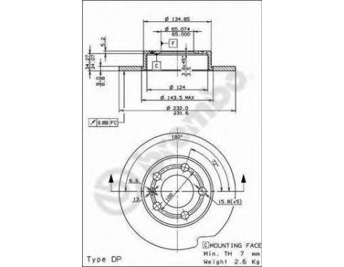 Rear Brake Disc