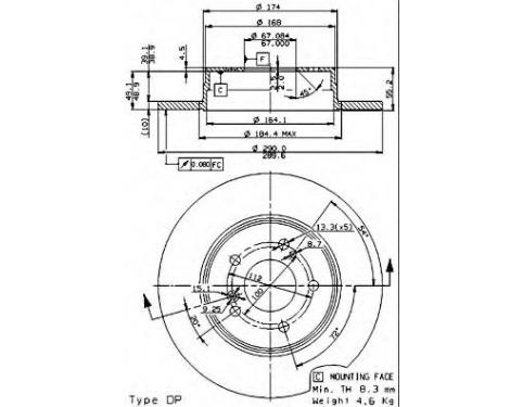 Rear Brake Disc